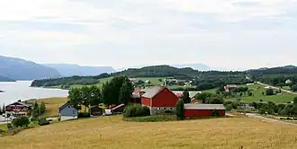 View of Seierstad on Jøa island