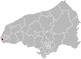 Situation of the canton of Le Havre-5 in the department of Seine-Maritime