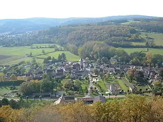 A general view of Sermizelles