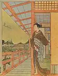 Woman, with faked Harunobu signature