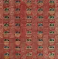 Sichuan brocade manufactured between the late 13th and late 14th century.