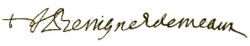 Jacques-Bénigne Bossuet's signature