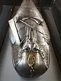 The silver coffin of Psusennes I at the Egyptian Museum.