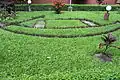 Mausoleum garden