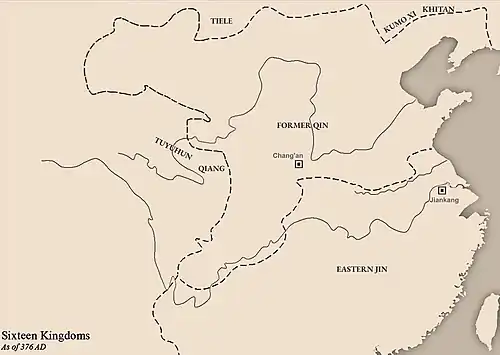 Former Qin 376 CE