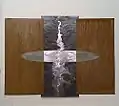 'Skein'- Royal Academy 2010- Photographic print and rusted mild steel-200&nbsp;cm x 280&nbsp;cm