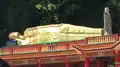Reclining Buddha outside the temple compound.