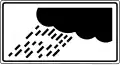 IV-12 Above sign valid during rainy weather.