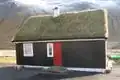 Small house with turf roof