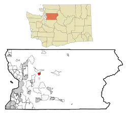 Location of Granite Falls, Washington