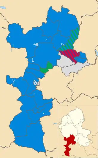 2019 results map