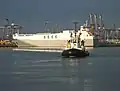 UECC vessel at Southampton