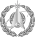 Officer service cap badge.