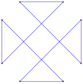 Spirolateral, (1,2)45°, p8