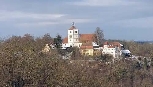 Vellberg's church St. Martin is commonly known as "Stöckenburg"