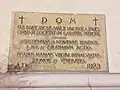St. Vincent cornerstone.