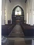 Interior, looking towards the chancel