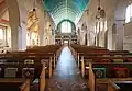 Interior looking west