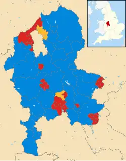 2005 results map