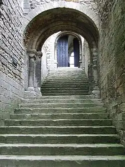 ... through the forebuilding&nbsp;...