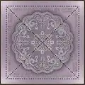 Russian stamp showing Vyatka lace