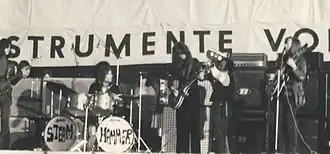 Steamhammer in concert, Hamburg, West Germany, Easter 1970