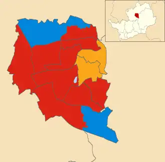 2023 results map