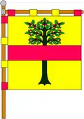 Flag of Sudova Vyshnia