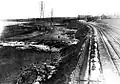 Dredging efforts circa 1920 showing Boulevard route and infill.