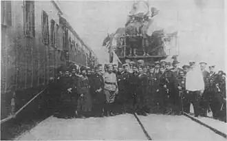Tabriz train station, late Qajar era