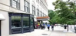 The Taj Newbury Street side entrance in 2017.