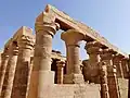 An Egyptian temple