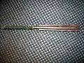 Edo period Japanese (samurai) solid iron tessen fan