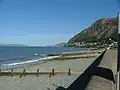 The beach