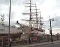 Europa in a shipyard in Cape Town, South Africa