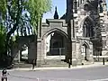 The gate of St. Mary's Church