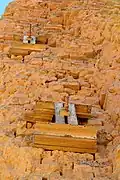 The ruins of the so-called Tongue Tower of the ziggurat of Nabu at Borsippa, Babel Governorate, Iraq, 6th century BC