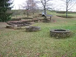 Foundations in the residential area
