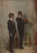 The violin lesson, 1889, National Gallery of Victoria