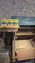 The factory also canned peas