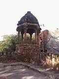 One of four tombs located in the mosque grounds