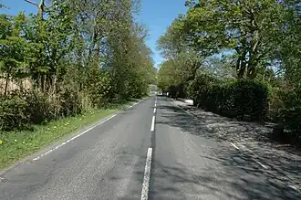 Toward road (A815)