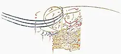 Abbas II's signature