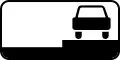 Park on sidewalk (when minimum distance is possible)