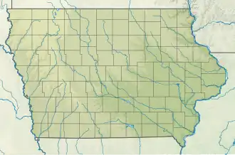 Ames is located in Iowa