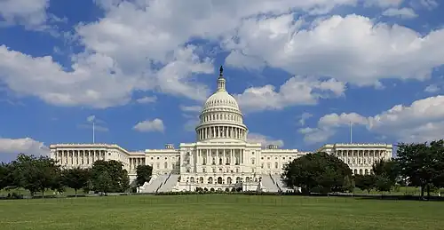 Capitol Building, Washington, D.C., 1793–1863, by William Thornton and Thomas Ustick Walter[99]