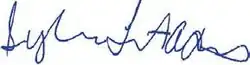 A signature reading "Sylvia Trent-Adams"