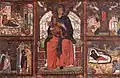 Virgin and Child Enthroned with Scenes from the Life of the Virgin (unknown master, Italian active in the 1270s)