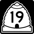 State Route 19 marker