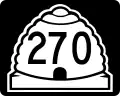 State Route 270 marker